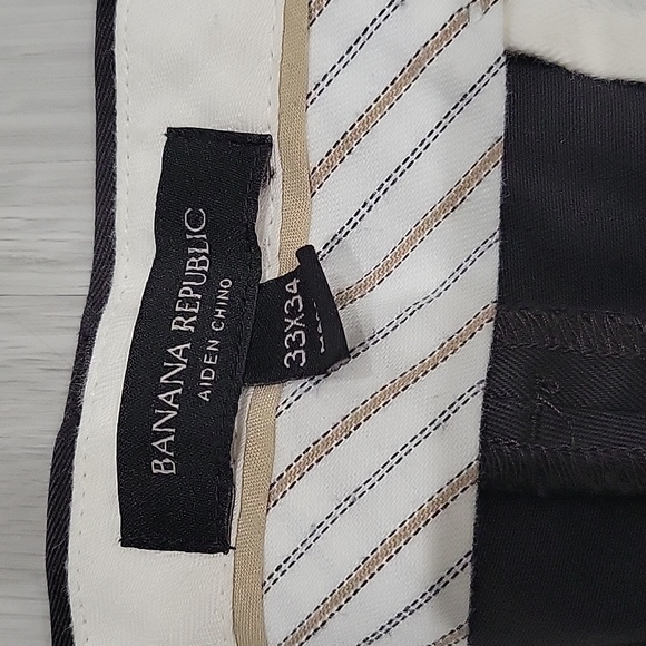 Banana Republic Aiden Chino Men's Pants 33x34 - Picture 3 of 8